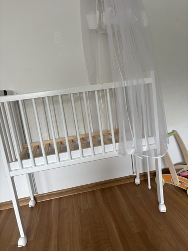 Weißes beistellbett aus - weißes,