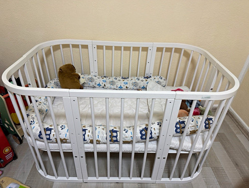 Waldin baby beistellbett - waldin, weiß