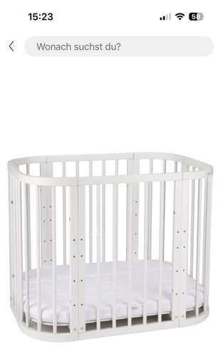 Waldin 1 babybett - waldin, 5-in-1