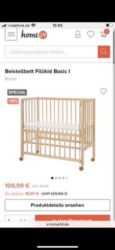 Beistellbett babybett - beistellbett,
